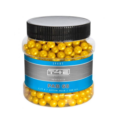 Umarex - Paintballs T4E Sport PAB .68 cal. - 500 ks - žlutá - 2.4482