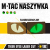 M-Tac - Laserem řezané nášivky Tiger Eyes - pár - Coyote - 51140005