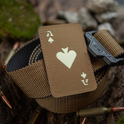 M-Tac - Nášivka Ace of Spades - Cordura 500D - Coyote / Fluorescent - 51109599