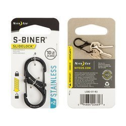 Nite Ize - S-Biner #2 SlideLock - černý - LSB2-01-R3