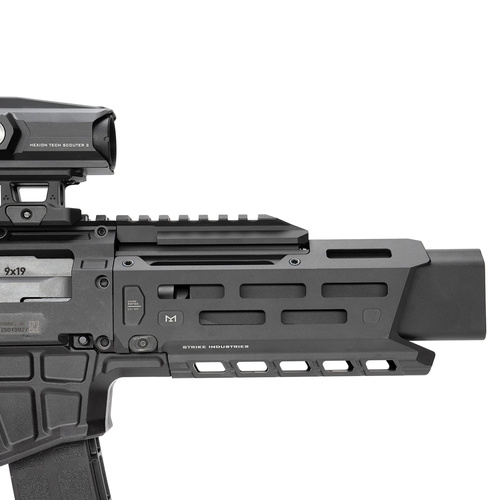 Strike Industries - Ochranný kryt pro CZ Scorpion 3+ Pistol - M-LOK - Černý - SI-CEVO-3PLUS-PHG-BK