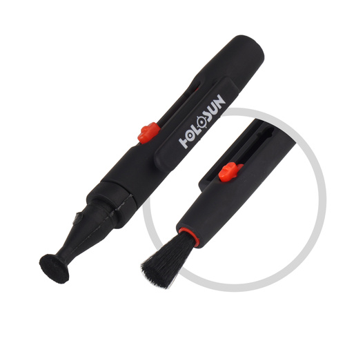 Holosun - Kartáček na čištění optiky s houbičkou - Černá - HS-LENS-CLEANING-PEN