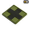 M-Tac - Medic Cross Square 3D PVC nášivka - černá/olivová - 51124102