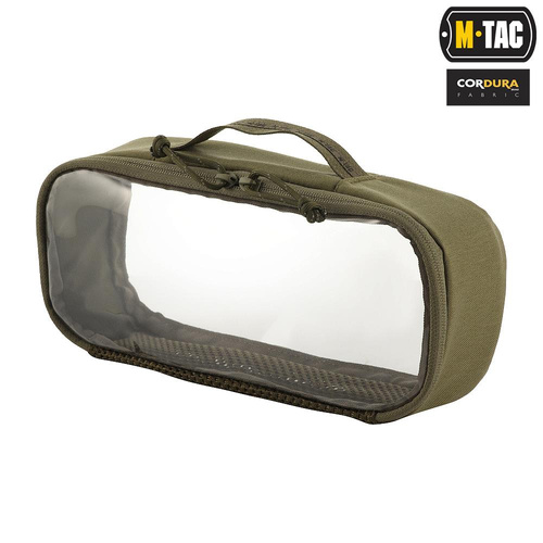 M-Tac - Průhledné pouzdro Elite Medium - střední - zelená Ranger - 10147023-M