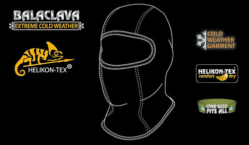 Helikon - Balaklava do chladného počasí - olivově zelená - CZ-KO2-FG-02