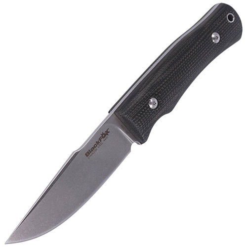 FOX - Taktický nůž Explorator Linen Micarta - 440C - Black - BF-749