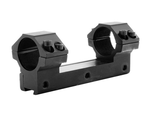 Leapers - Jednodílný držák AccuShot 1"/11 - 25,4 mm - vysoký - černý - RGPM2PA-25H4