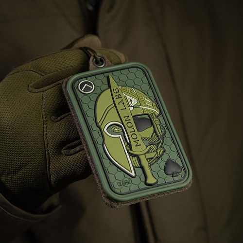 M-Tac - Morální nášivka - Molon Labe Ace Jacquard - Olive / PVC - 51127001