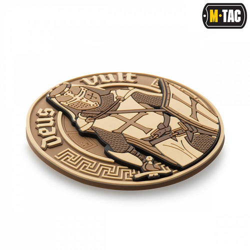 M-Tac - 3D PVC nášivka Deus Vult - Coyote - 51116005