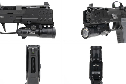 Strike Industries - Štít proti výbuchu pro pistole SMC Alfa/Bravo - Černý - SI-SMC-BS-S