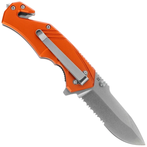 BlackFox - Zavírací záchranářský nůž Demand - Ocel D2 - Oranžová - BF-784-OR