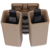 ESP - Dvojitý nosič - UBC-04-2 - 9 mm - .40 Caliber - Polymer - Khaki - MH-MH-44 KH
