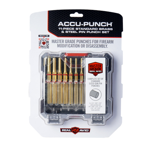 Real Avid - Sada Accu-Punch - 11 dílů - ocel/mosaz - AVAPK-B