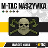 M-Tac - 3D nášivka - Vousatá lebka - černá / olivová - 51113201