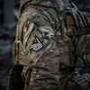 M-Tac - Nášivka s motivem kostlivce - výšivka - 500D Cordura - černá - 51375002