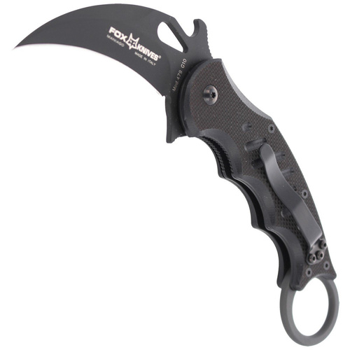 FOX - Zavírací nůž Karambit - Hawkbill - Černý - 479