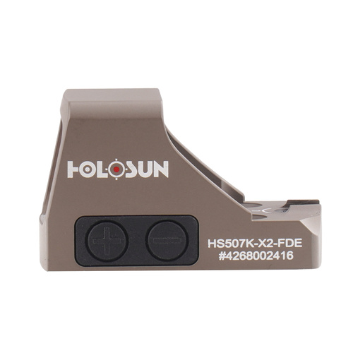 Holosun - Kolimátor HS507K Open Reflex SubCompact Pistol Sight - FDE - HS507K-X2-FDE