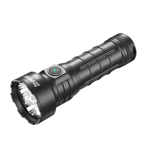 Speras - P4 LED taktická svítilna s baterií 5000 mAh - 4000 lm - černá - SPERAS 4