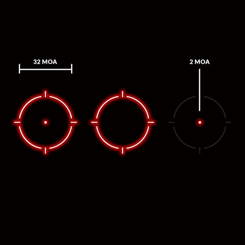 Holosun - EPS MRS Red Dot Sight - Solární panel - EPS-RD-MRS