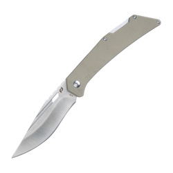 Schrade - Zavírací nůž Slingshot Lockback - AUS-10 - Tan - 1159301