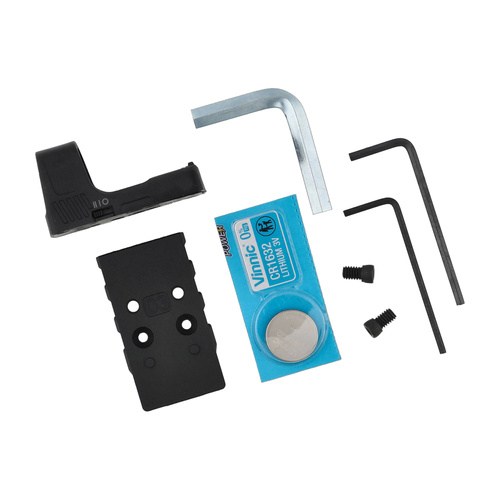 Umarex - Vzduchová pistole Walther PDP Compact 4" 4,5 mm CO2 s červeným bodem Umarex RDS - BB - černá - 5.8433-1