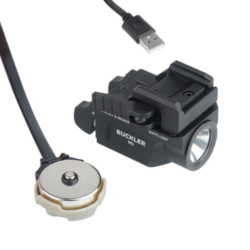 Armytek - Taktická zbraňová svítilna Buckler M1 - Picatinny QD - bílé světlo - F09301C