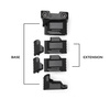 Strike Industries - Strike Stacked Angled Grip CMS - Picatinny - Black - SI-AR-CMS-PSAF-BK