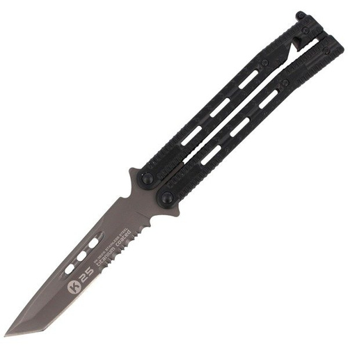 K25 - Titanový záchranářský nůž Balisong - 36215