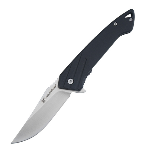 Smith &amp; Wesson - Black Ops Recurve Folder - 7Cr - Black - 1209516
