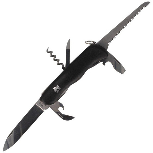 Mikov - Multifunkční kapesní nůž Praktik 110 mm - 6 nástrojů - černý - 115-NH-6/AK BLK