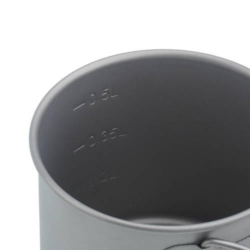 Rockland - Hrnek Minimalist s víkem - 600 ml - titanová barva