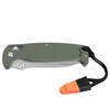 Ganzo - Zavírací nůž G7412 EDC s píšťalkou - G-Lock - zelený - G7412-GR-WS