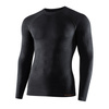Brubeck - Active Wool Thermal Shirt Merino s dlouhým rukávem - Black - LS12820