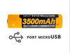 Fenix - 18650 3500mAh 3,6V Li-ion baterie - USB - ARB-L18-3500U
