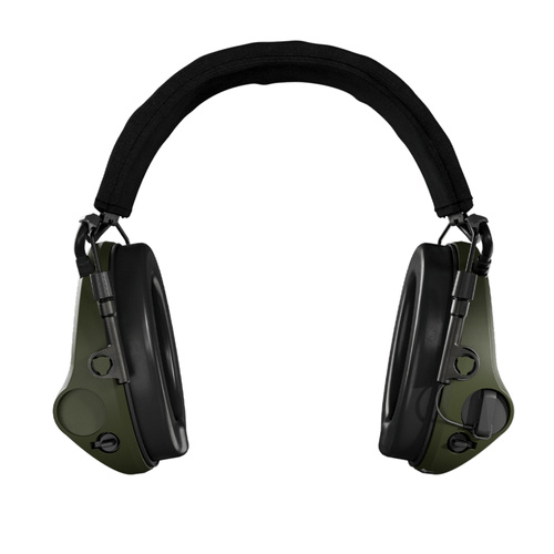 Sordin - Aktivní chrániče sluchu Supreme T2 - čelenka - gelové polštářky - Zelená - 303006-11P (Green)