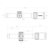 Vector Optics - LPVO Scope Continental 1-10x24i ED Fiber - SFP - G4 Fiber - Černá - SCOC-47
