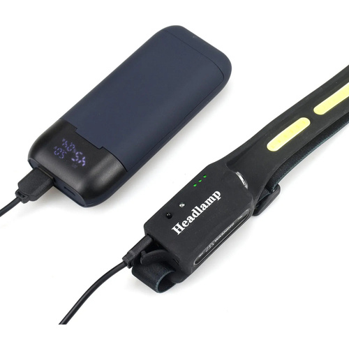 Speras - LED svítilna / čelovka B47L-1 - 500 lumenů - USB-C - černá - B47L-1