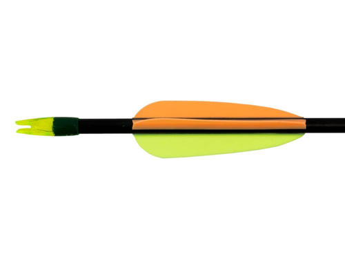Poe Lang - Sklolaminátový šíp - 28" - Hladký terč - černý - D-055/VD-055K