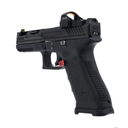 Strike Industries - Modulární spouštěč zásobníku pro Glock Gen 1/2/3 - červený- SI-G3-MagRelease-RED