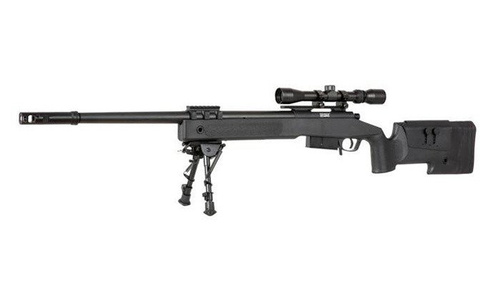 Specna Arms - SA-S03 CORE™ Sniper rifle replica with scope and bipod - Black
