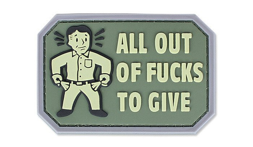 4TAC - PVC záplata - All out of F**ks