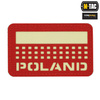 M-Tac - Vlajková nášivka - Polsko 50x80 - Laserem řezaná červeno-bílá - 51006233.