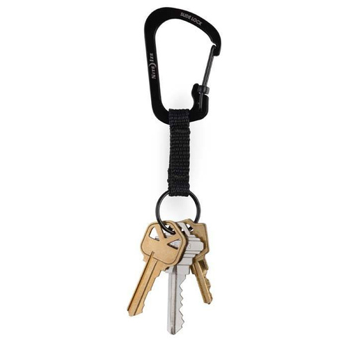 Nite Ize - SlideLock Key Ring #3 - černá - CSLW3-01-R6