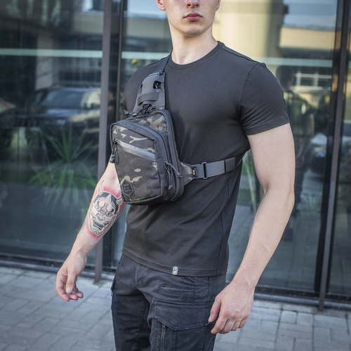M-Tac - Brašna přes rameno Elite Hex s pouzdrem - Multicam Black - 10175208