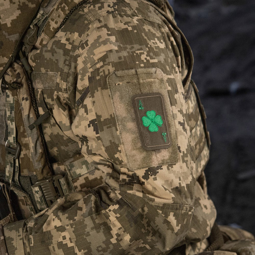 M-Tac - nášivka Lucky Card - Cordura 500D - Clover - Ranger Green - 51391023