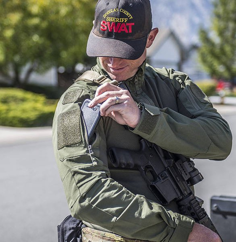 Helikon - MCDU Combat Shirt® - NyCo Ripstop - černá - BL-MCD-NR-01