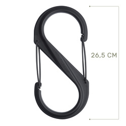 Nite Ize - S-Biner #10 Plastic Black Gate - černý - SBP10-03