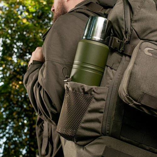 M-Tac - Termoska z nerezové oceli - 1000 ml - olivová - UN-B04-1000A
