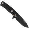 LionSteel - Zavírací nůž s hliníkovou černou / černou čepelí - ROK A BB