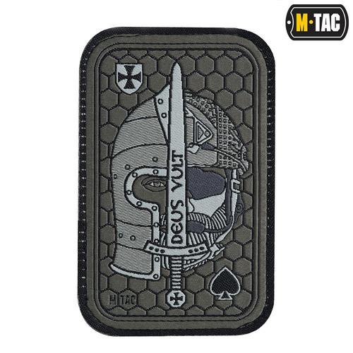 M-Tac - Morální nášivka Deus Vult Ace - žakárová - olivová - 51117001